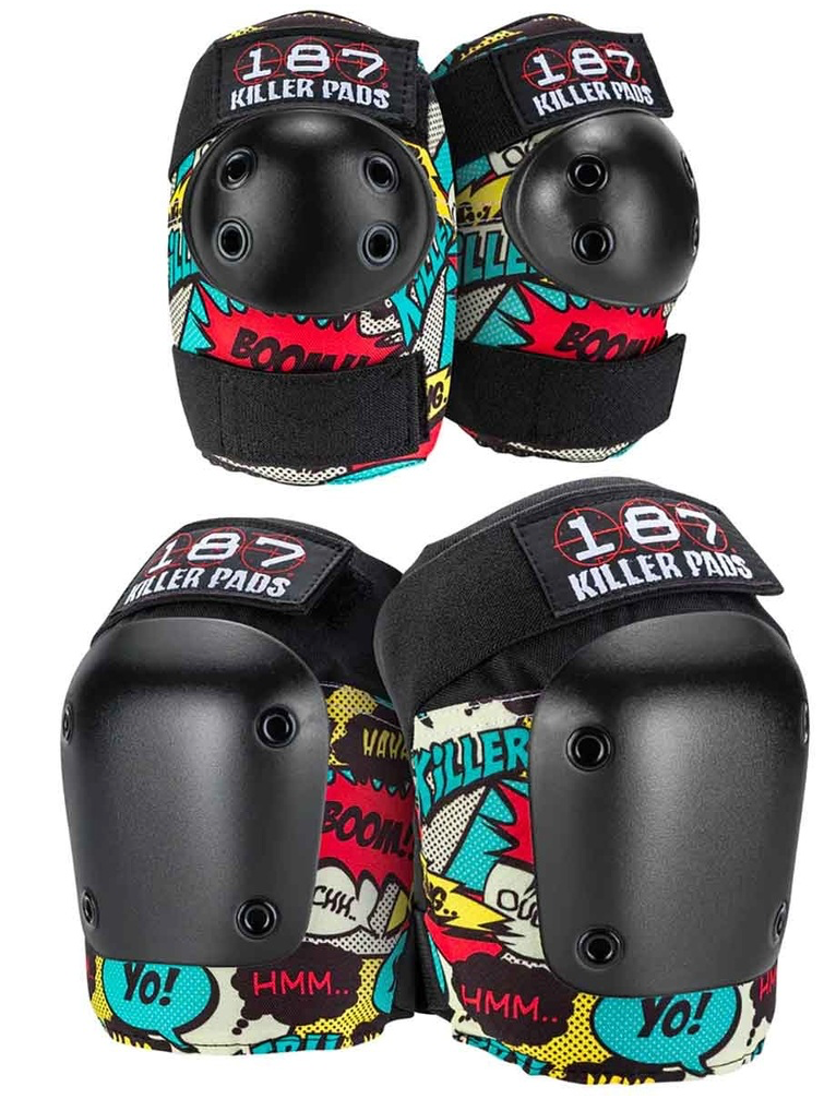 187 COMBO COMIC - KNEE AND ELBOW PADS