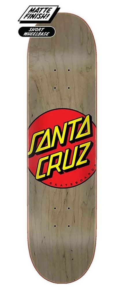 SANTA CRUZ - SCREAMING HAND WHITE - 8.25” x 31.8”